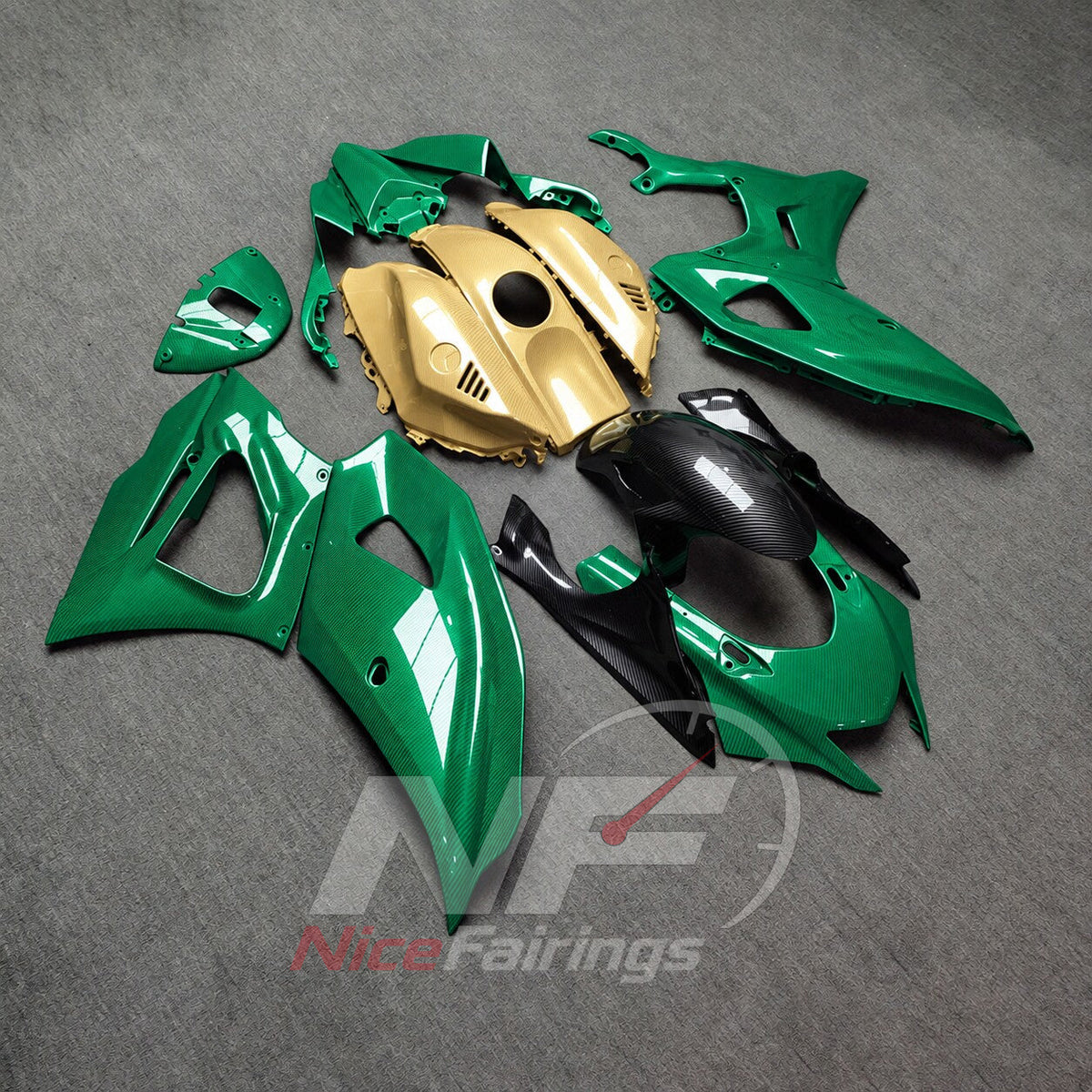 Custom-Painted ABS Injection Fairing Kit Fits 2021-2025 Yamaha YZF-R7 | NiceFairings - front angle image