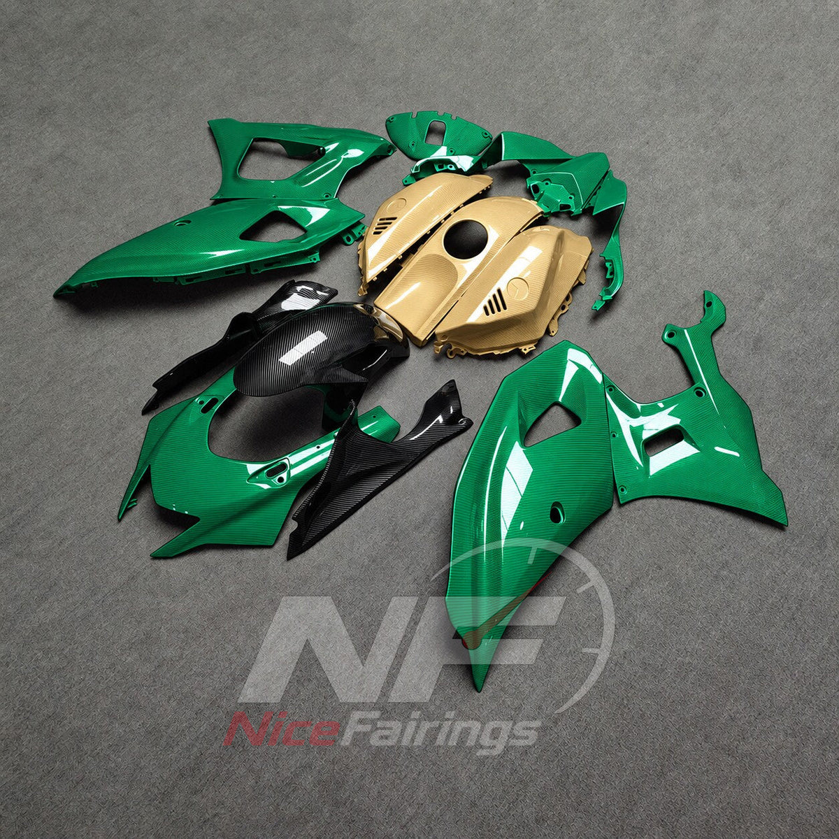 Custom-Painted ABS Injection Fairing Kit Fits 2021-2025 Yamaha YZF-R7 | NiceFairings - side angle image