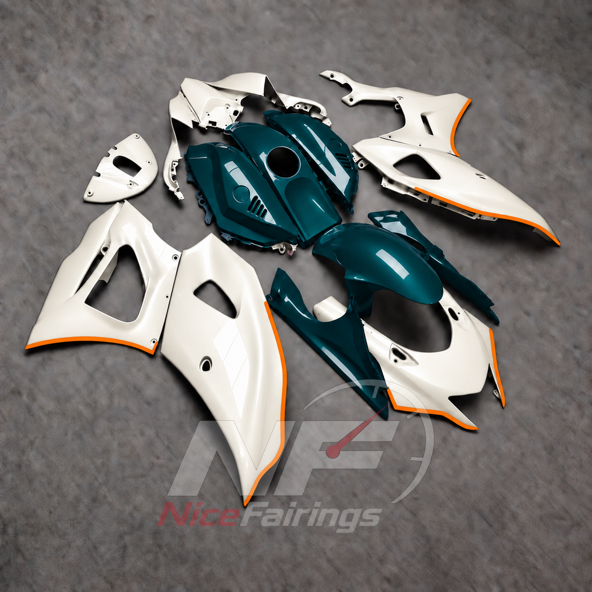Painted Motorcycle Bodywork Kit Fits Yamaha YZF-R7 2021-2025 | NiceFairings - front angle image