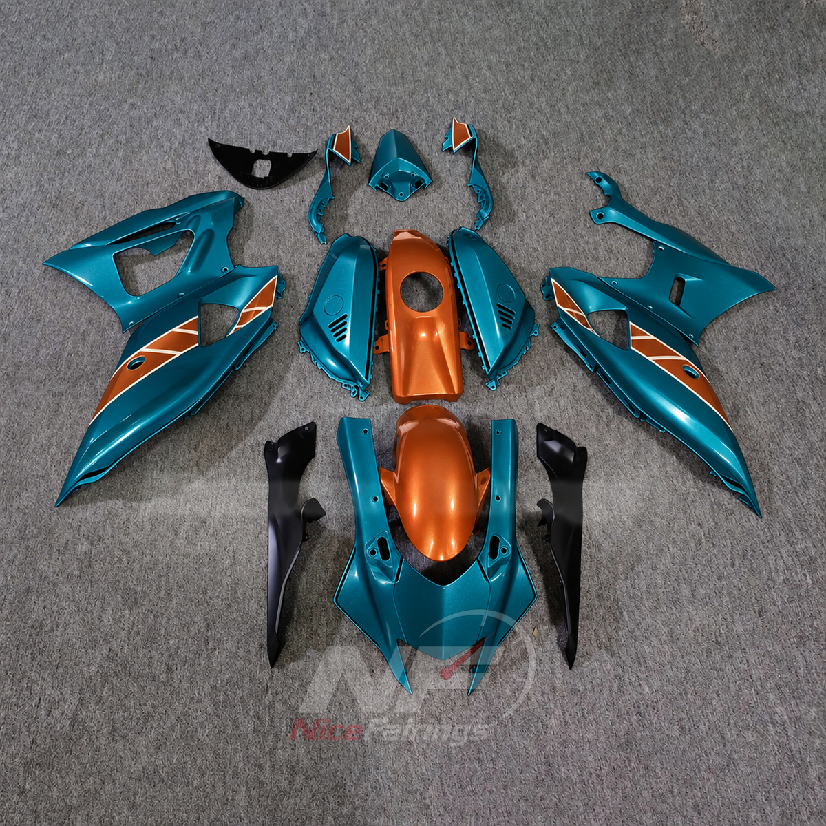 Custom-Painted Sportbike Bodywork Set Compatible with Yamaha YZF-R7 2021-2025 | NiceFairings - main product image