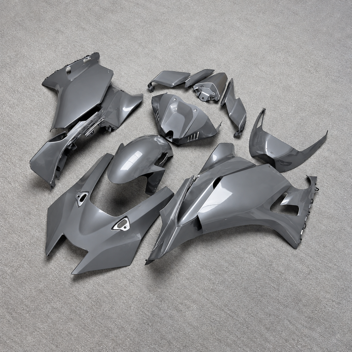 ABS Plastic Bodywork Kit Fits YAMAHA YZF-R9 2025-2026 - Gray Custom-Painted | NiceFairings - front angle image