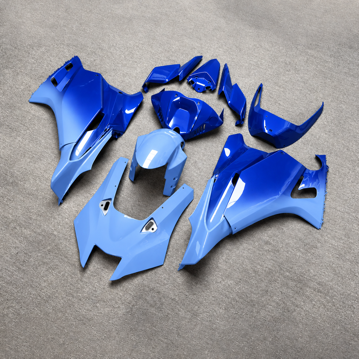 ABS Injection Sportbike Fairing Kit Fits YAMAHA YZF-R9 2025-2026 - Blue Custom-Painted | NiceFairings - front angle image