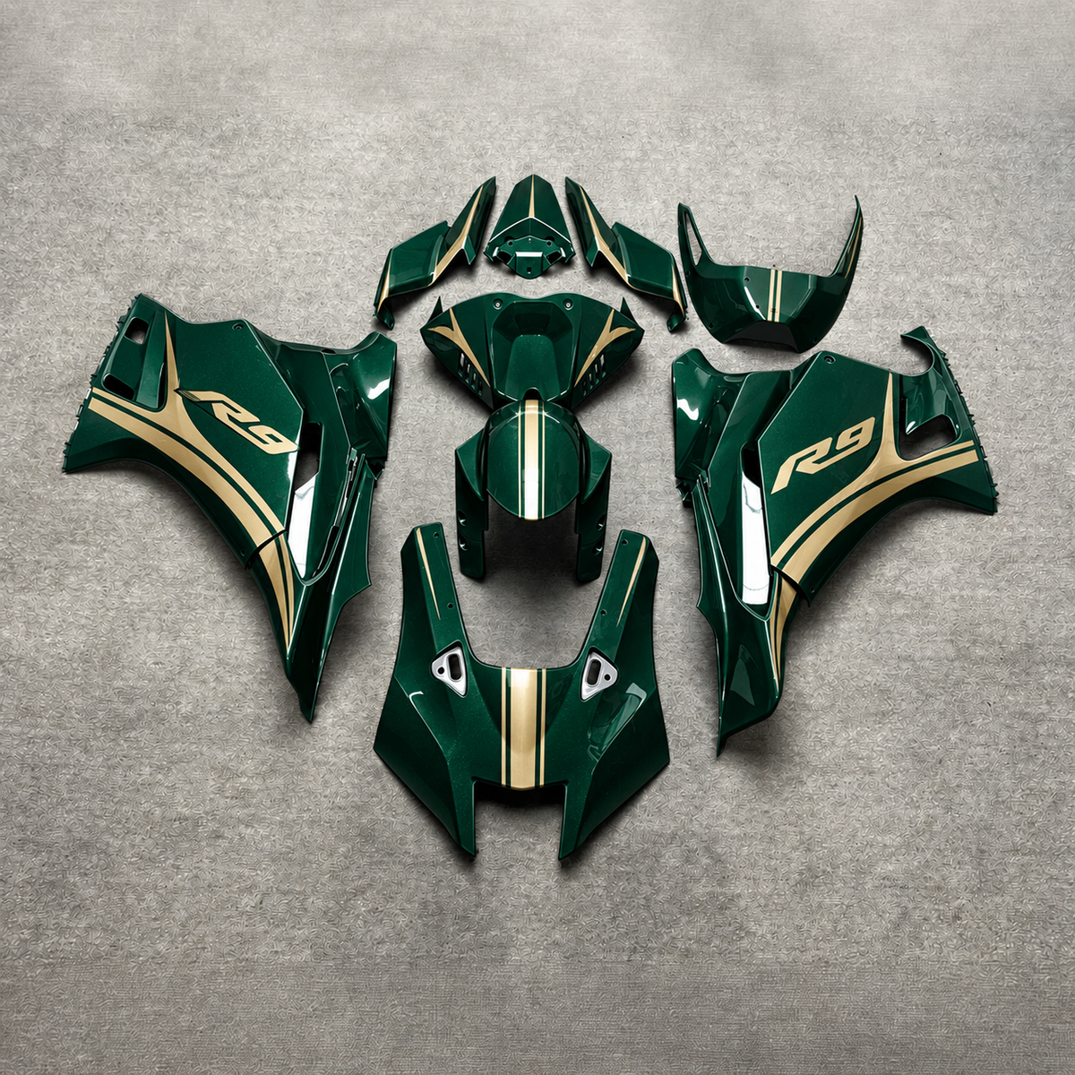 ABS Injection Cowling Kit Fits YAMAHA YZF-R9 2025-2026 - Green Replacement | NiceFairings - main product image