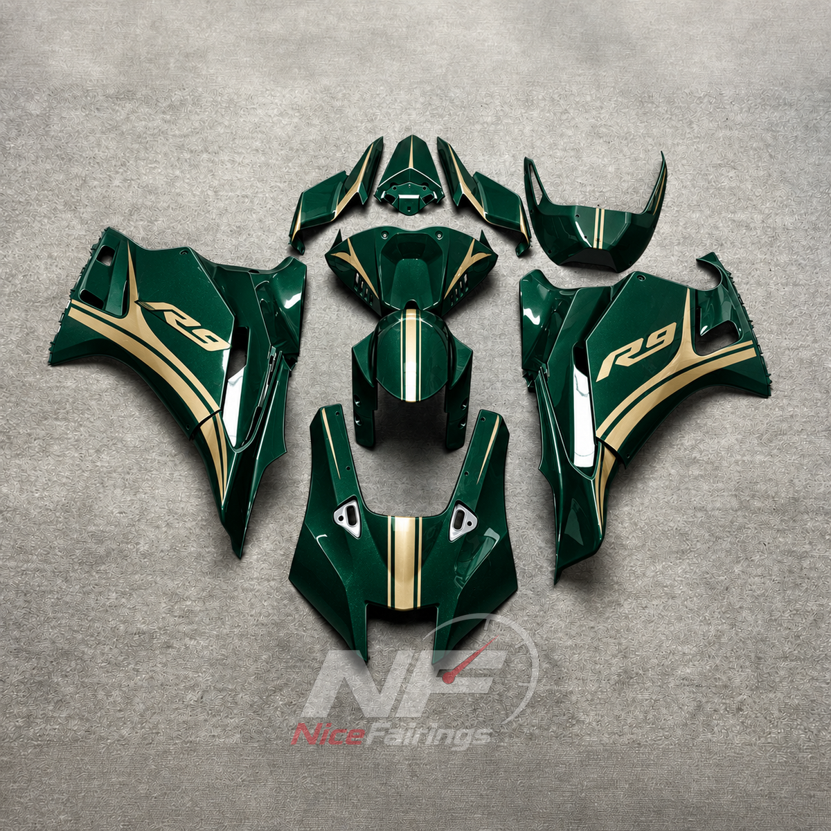 ABS Plastic Fairing Set Fits YAMAHA YZF-R9 2025-2026 - Aftermarket | NiceFairings - paint design NO.6 option image