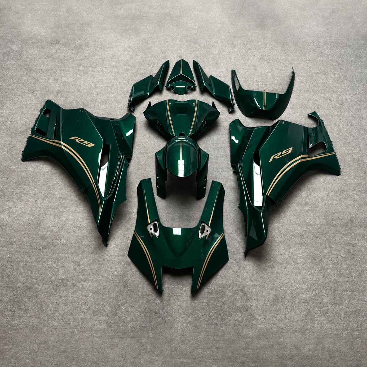 ABS Fairing Panel Kit Fits YAMAHA YZF-R9 2025-2026 - Green Aftermarket | NiceFairings - main product image
