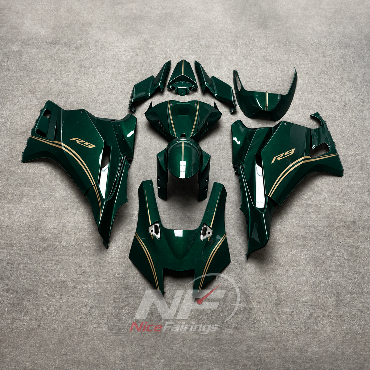 ABS Plastic Cowling Set Fits YAMAHA YZF-R9 2025-2026 - Replacement | NiceFairings - paint design NO.7 option image