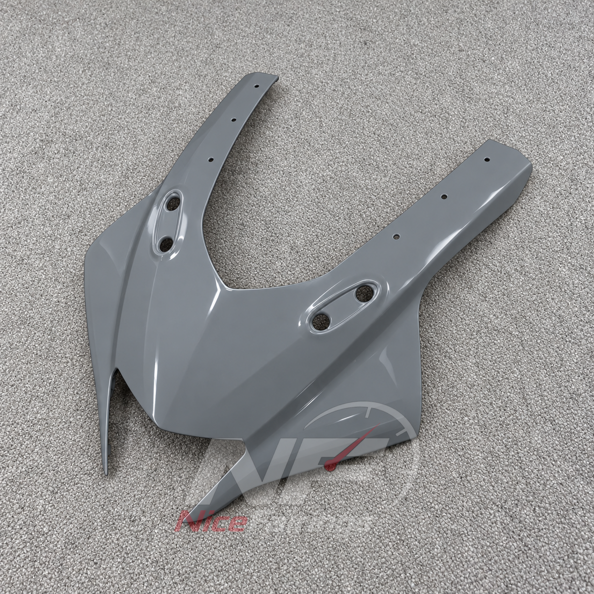 Motorcycle Fairing Kit Fits 2023-2026 YAMAHA YZF-R125 - ABS Plastic Bodywork - Gray | NiceFairings - side angle image