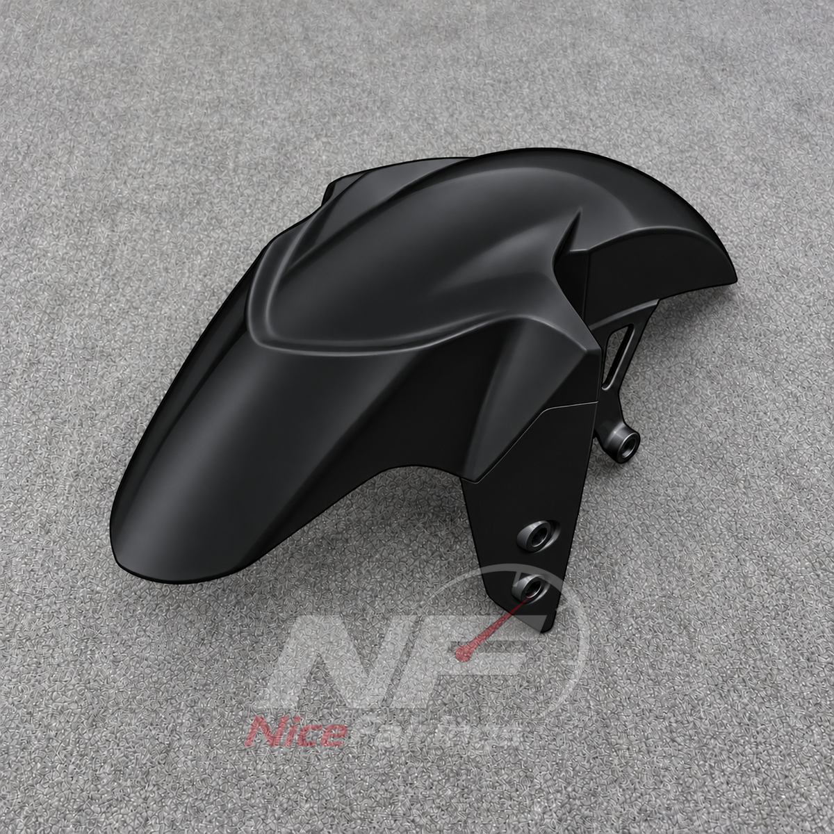 Fairings Kit Fits 2023-2026 YAMAHA YZF-R125 - ABS Plastic Bodywork - Matte Black | NiceFairings - rear angle image