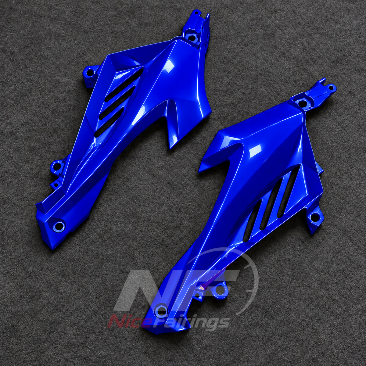 Fairings Kit Fits 2023-2026 YAMAHA YZF-R125 - ABS Plastic Bodywork - Cobalt Blue | NiceFairings - front angle image