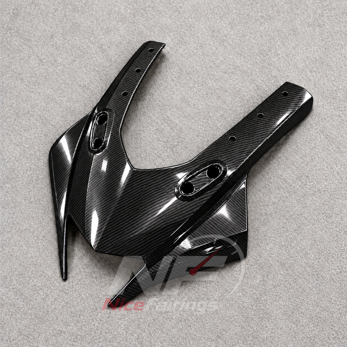 Motorcycle Fairing Kit Fits 2023-2026 YAMAHA YZF-R125 - ABS Plastic Bodywork - Blue Black | NiceFairings - front angle image