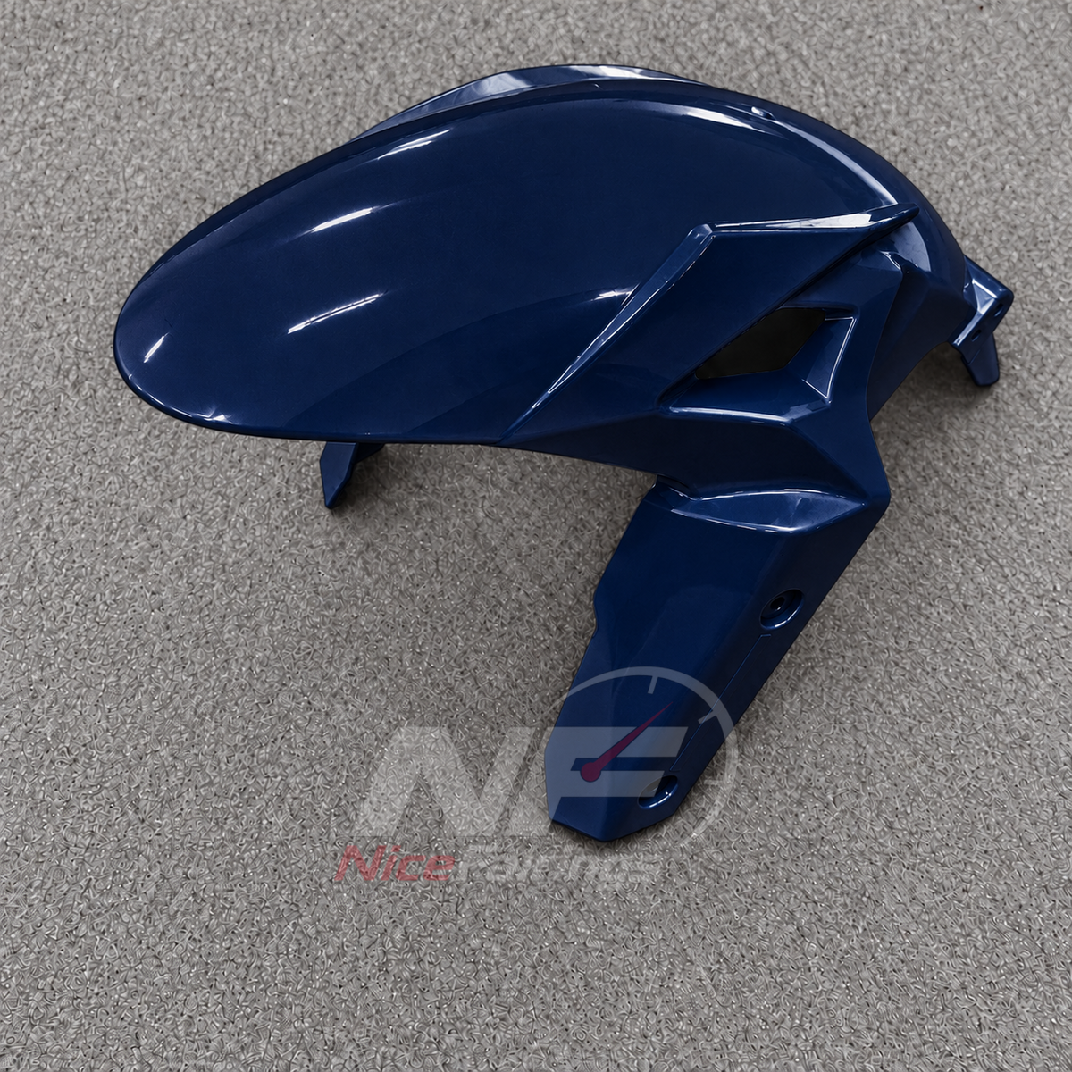 Sportbike Fairing Kit Fits 2026 KAWASAKI Z1100 - Injection-Molded ABS Plastic - Orange Blue | NiceFairings - additional angle image