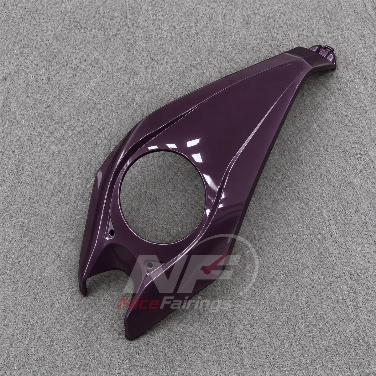 Motorcycle Fairings Fit 2026 KAWASAKI Z1100 - Injection-Molded ABS Plastic - Purple Silver | NiceFairings - side angle image
