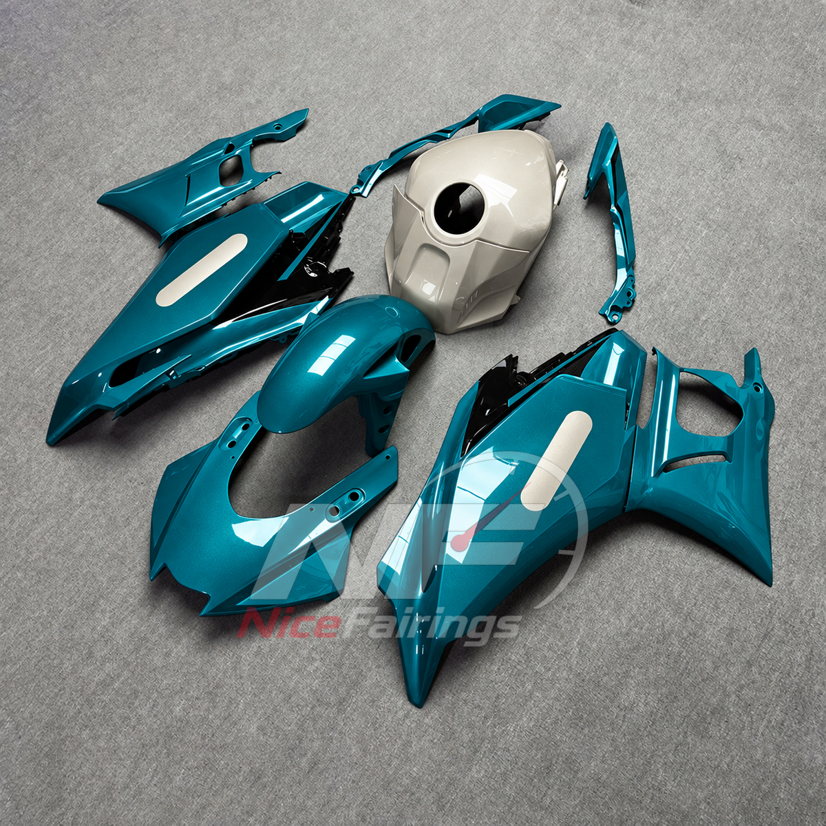 Replacement Sportbike Bodywork Set Fits Yamaha YZF-R25 YZF-R3 2025-2026 | NiceFairings - front angle image
