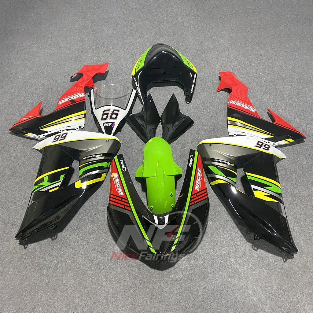 KAWASAKI ZX10R 2006-2007 - Number-panel livery - paint design NO.6 option image