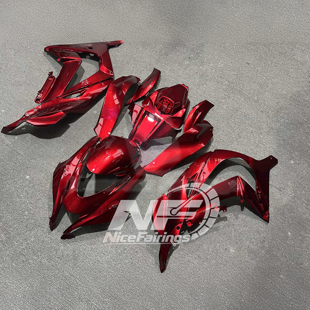 For Kawasaki ZX10R 2016-2020 Ninja Custom Painted Bodywork Plastic Fairings Kit | NiceFairings - front angle image