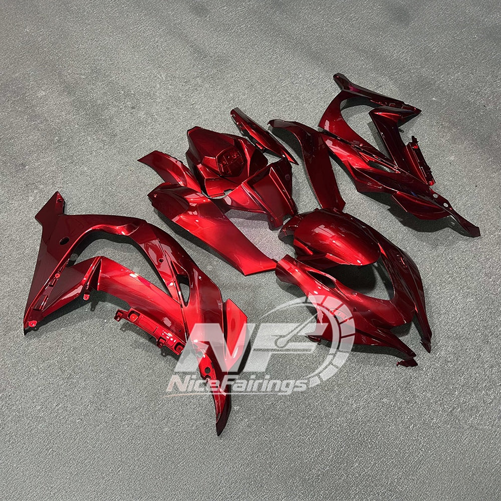 For Kawasaki ZX10R 2016-2020 Ninja Custom Painted Bodywork Plastic Fairings Kit | NiceFairings - side angle image