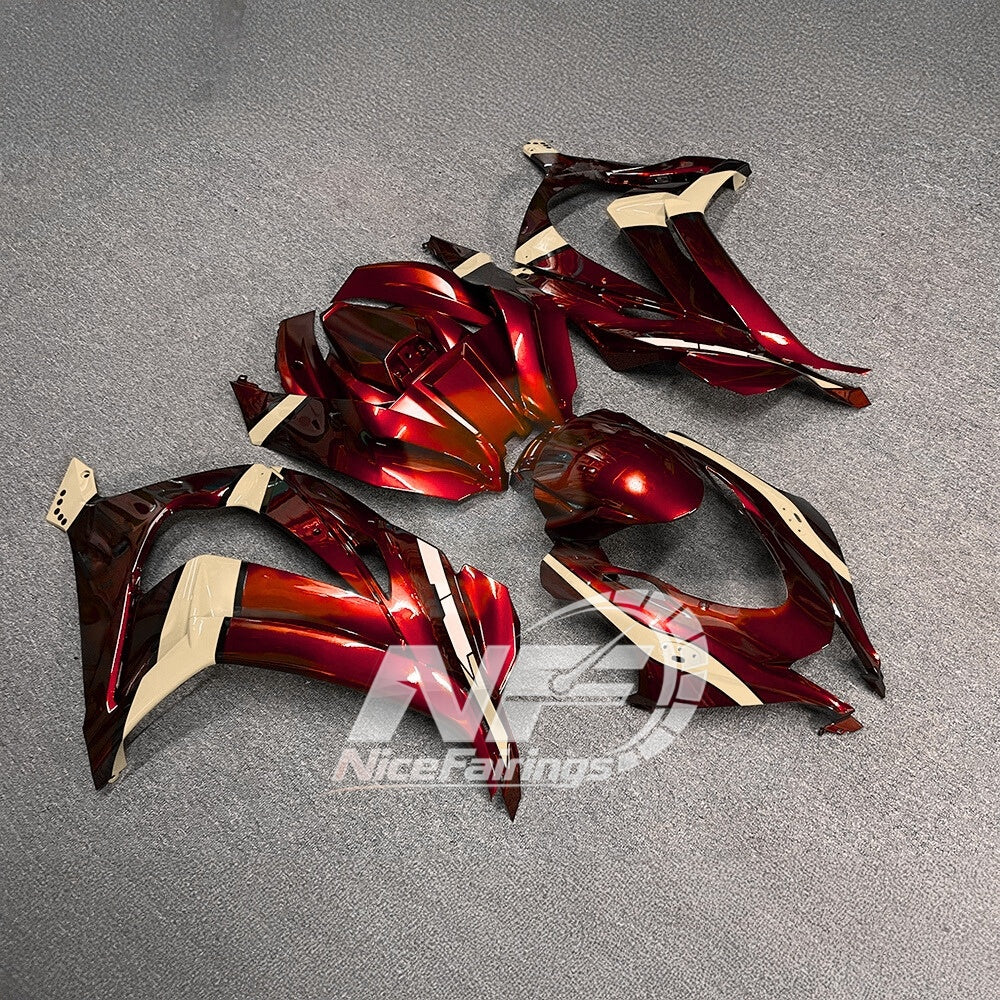 For Kawasaki ZX10R 2016-2020 Ninja Custom Fairings Kit | NiceFairings - side angle image