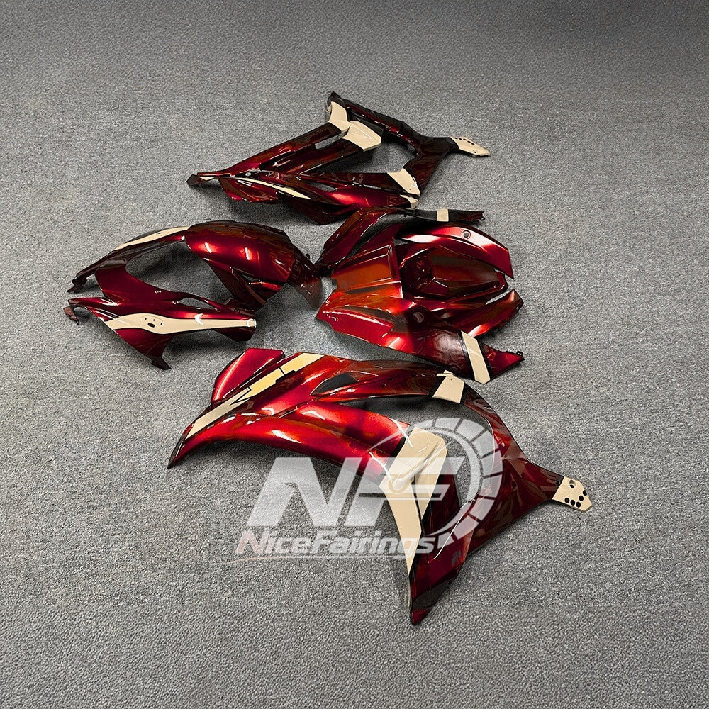 For Kawasaki ZX10R 2016-2020 Ninja Custom Fairings Kit | NiceFairings - rear angle image
