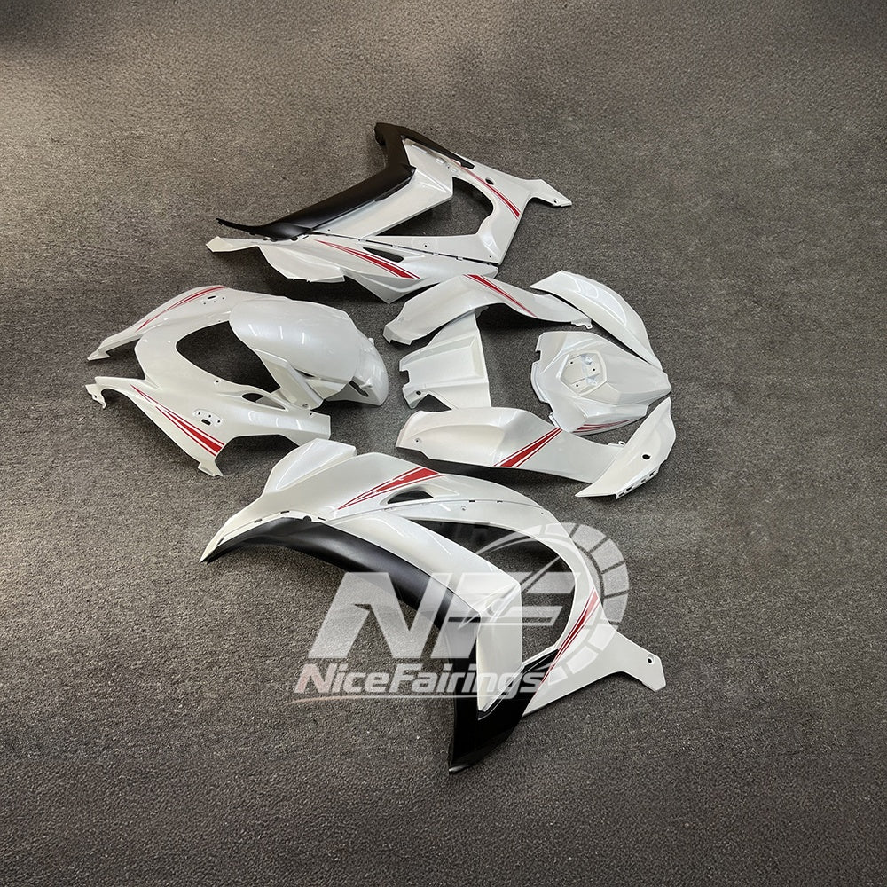 For Kawasaki ZX10R 2016-2020 Ninja Plastic Racing Full Bodywork Fairings Kit | NiceFairings - rear angle image