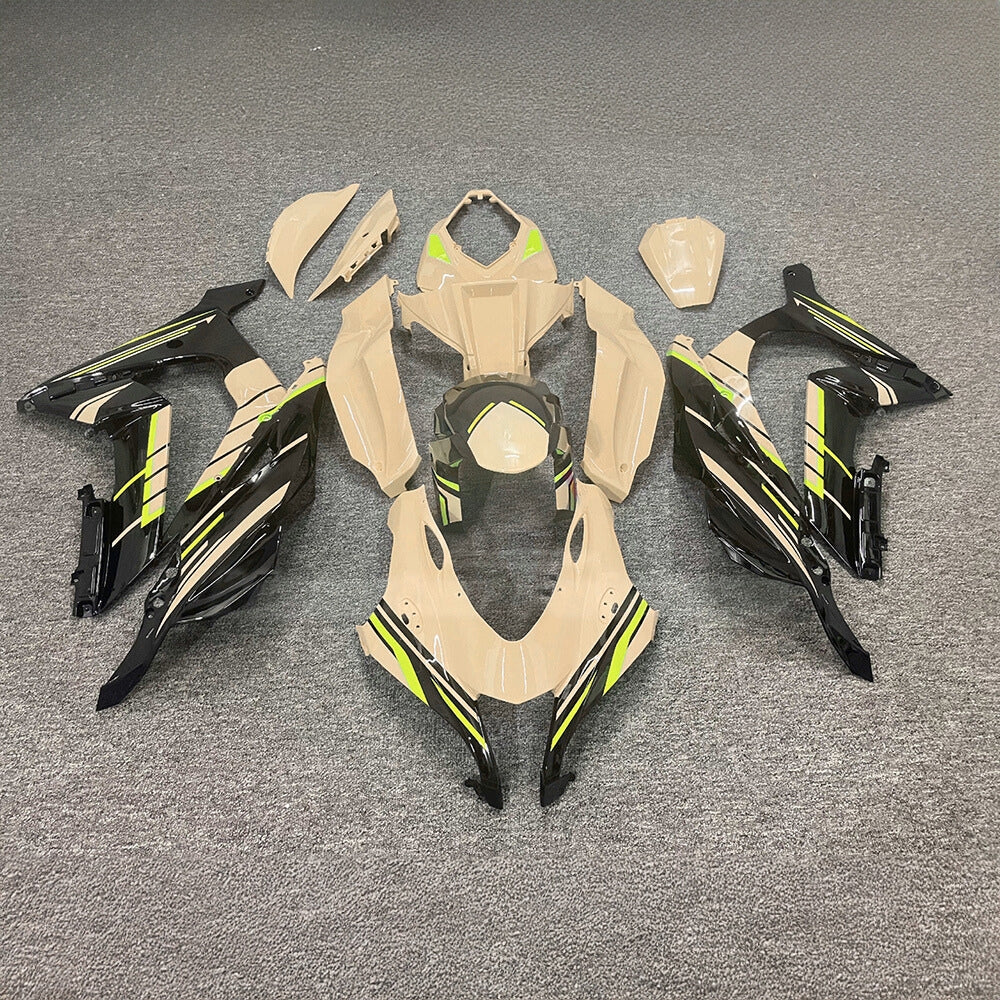 For Kawasaki ZX10R 2016-2020 2020 Carbon Fiber Look With Tank Cover Custom Painted 1 Fairings Kit | NiceFairings - paint design NO.4 option image