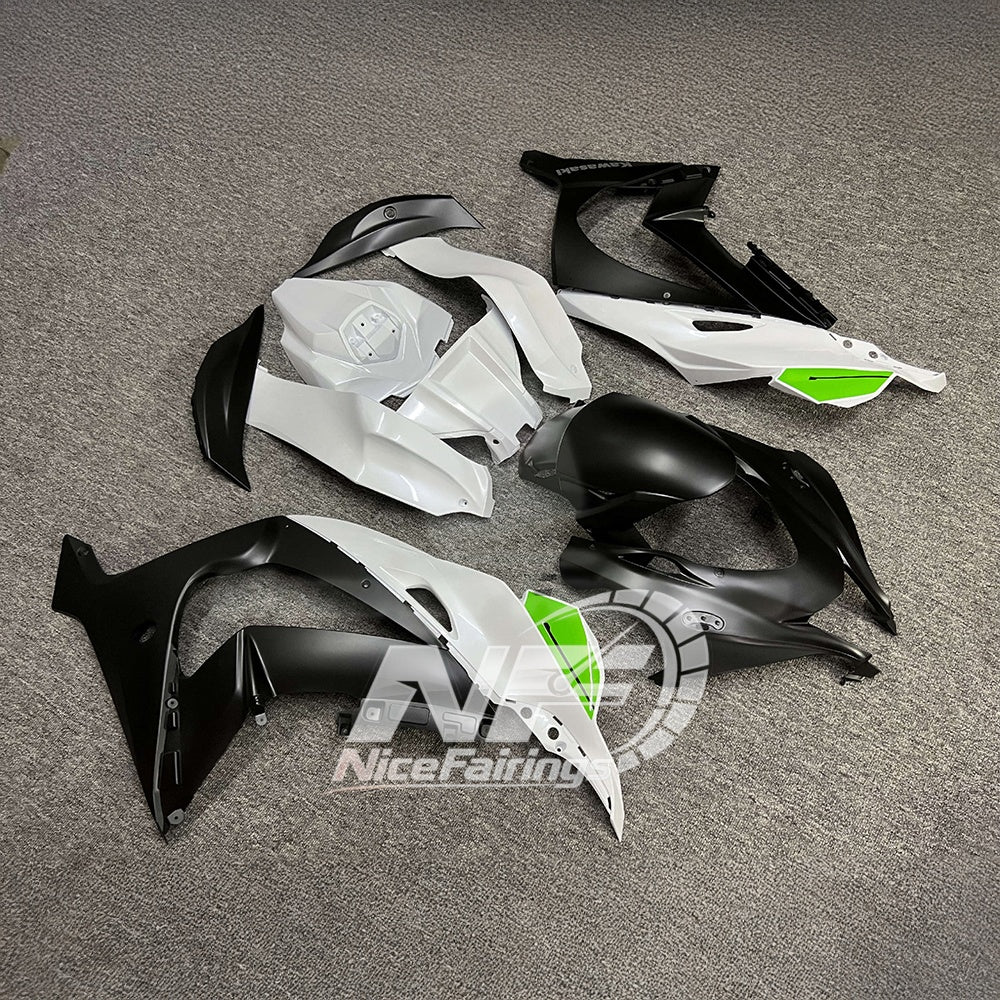 For Kawasaki ZX10R 2016-2020 Aftermarket Carbon Fiber Full Easy Bolt-on Custom Paint Fairings Kit | NiceFairings - side angle image