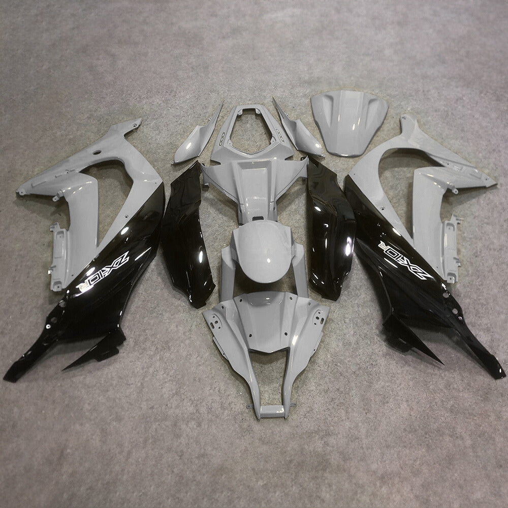 For Kawasaki ZX10R 2016-2020 ( 2020) Carbon Fiber Hydrographic Custom Painted Body 1 Fairings Kit | NiceFairings - paint design NO.3 option image