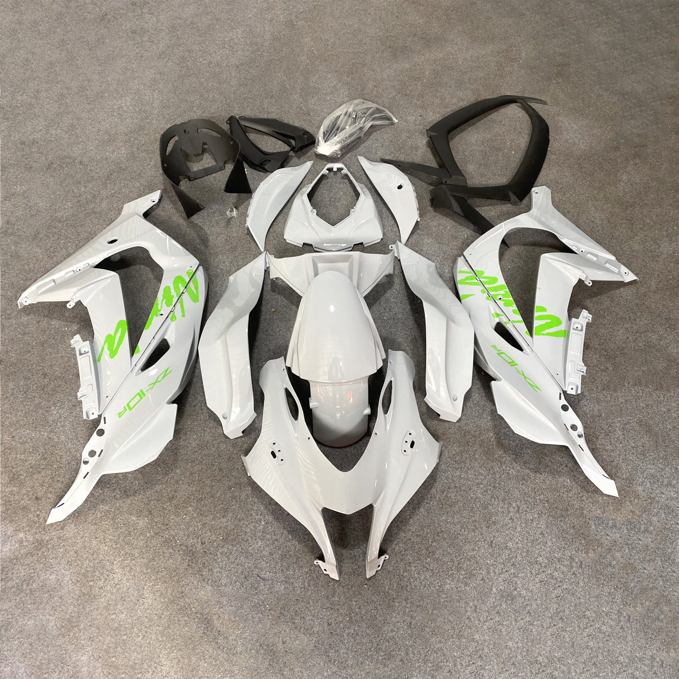 For Kawasaki ZX10R 2016-2020 ( 2020) Carbon Fiber Hydrographic Custom Painted Body 1 Fairings Kit | NiceFairings - paint design NO.7 option image