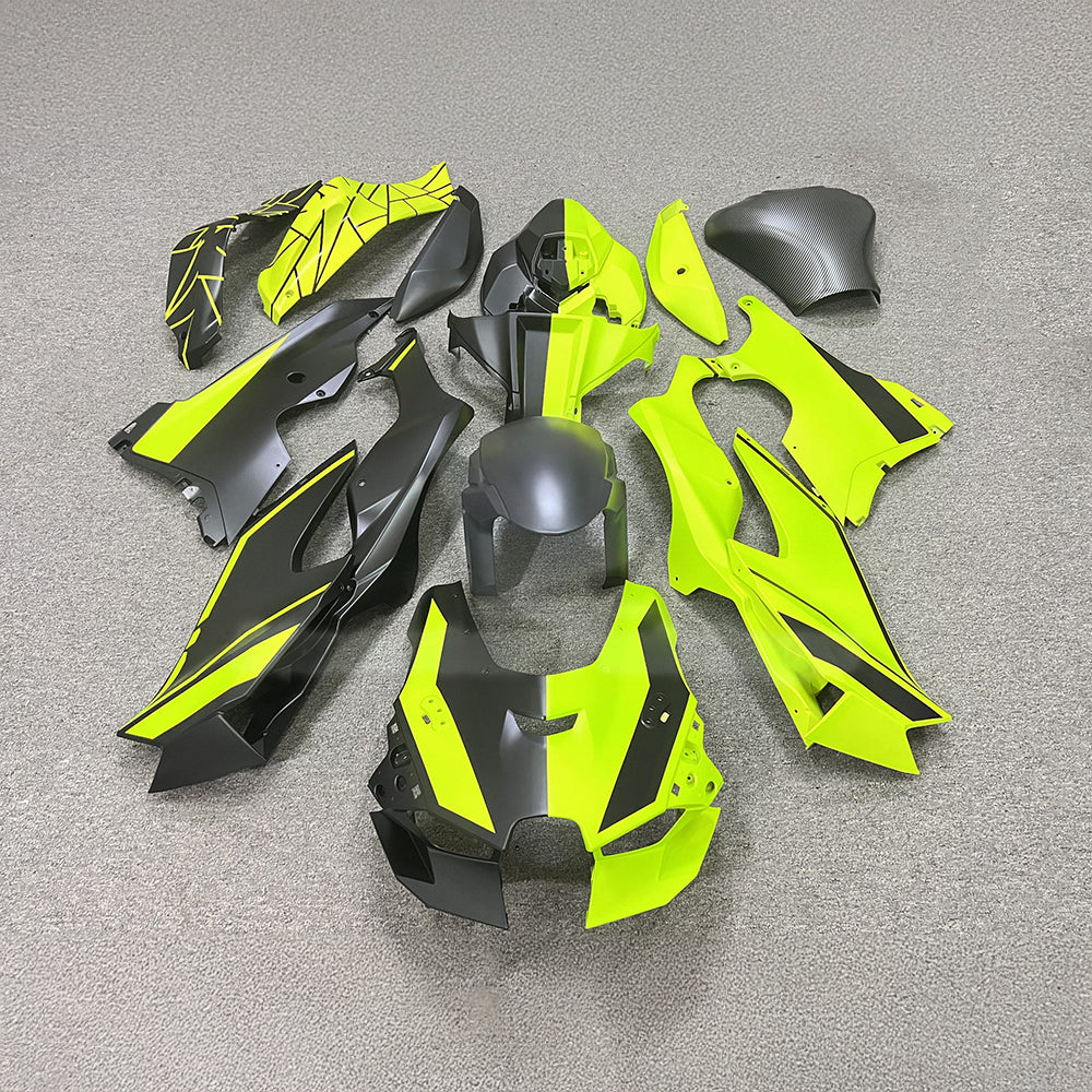 For Kawasaki ZX10R 2021-2026 17-26 Carbon Fiber Pattern Aftermarket 100% Fit Fairings Kit | NiceFairings - paint design NO.9 option image