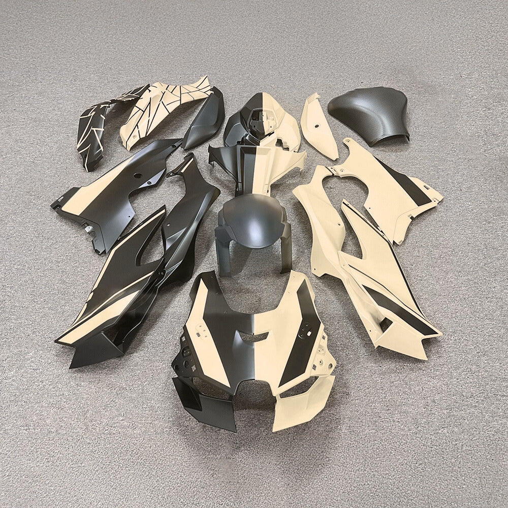 For Kawasaki ZX10R 2021-2026 17-26 Carbon Fiber 100% Fit Custom Painted Aftermarket Fairings Kit | NiceFairings - paint design NO.8 option image