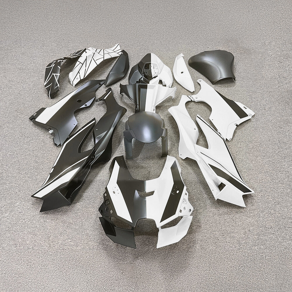 For Kawasaki ZX10R 2021-2026 17-26 Carbon Fiber 100% Fit Custom Painted Aftermarket Fairings Kit | NiceFairings - paint design NO.9 option image