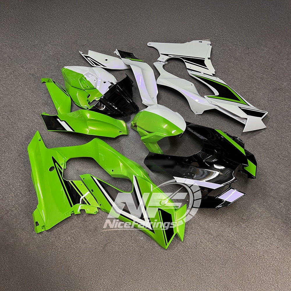 For Kawasaki ZX10R 2021-2026 100% Fit Custom Painted Aftermarket Bodykit Fairings Kit | NiceFairings - side angle image