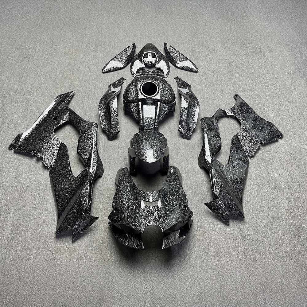For Kawasaki ZX10R 2021-2026 17-26 Carbon Fiber 100% Fit Custom Painted Aftermarket Fairings Kit | NiceFairings - paint design NO.1 option image