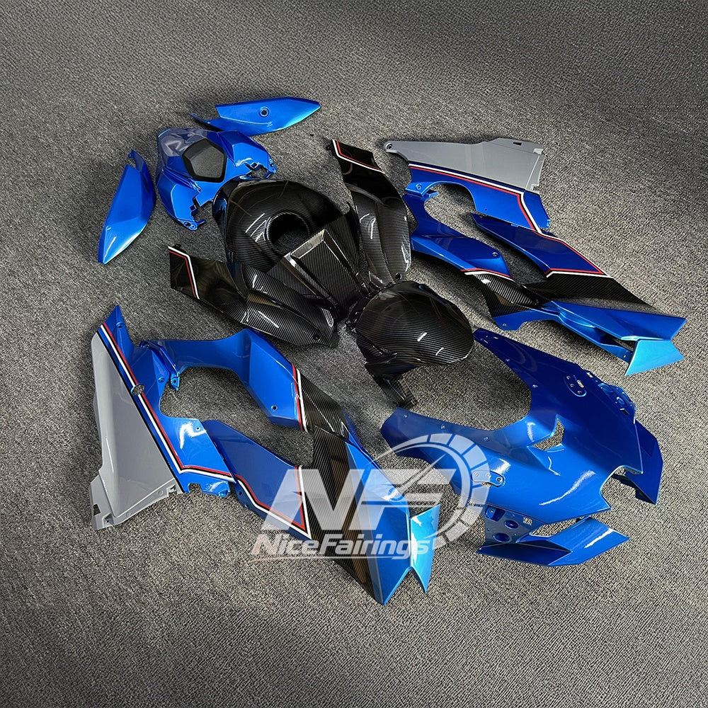 For Kawasaki ZX10R 2021-2026 Body Custom Paint Job Aftermarket Fairings Kit | NiceFairings - side angle image