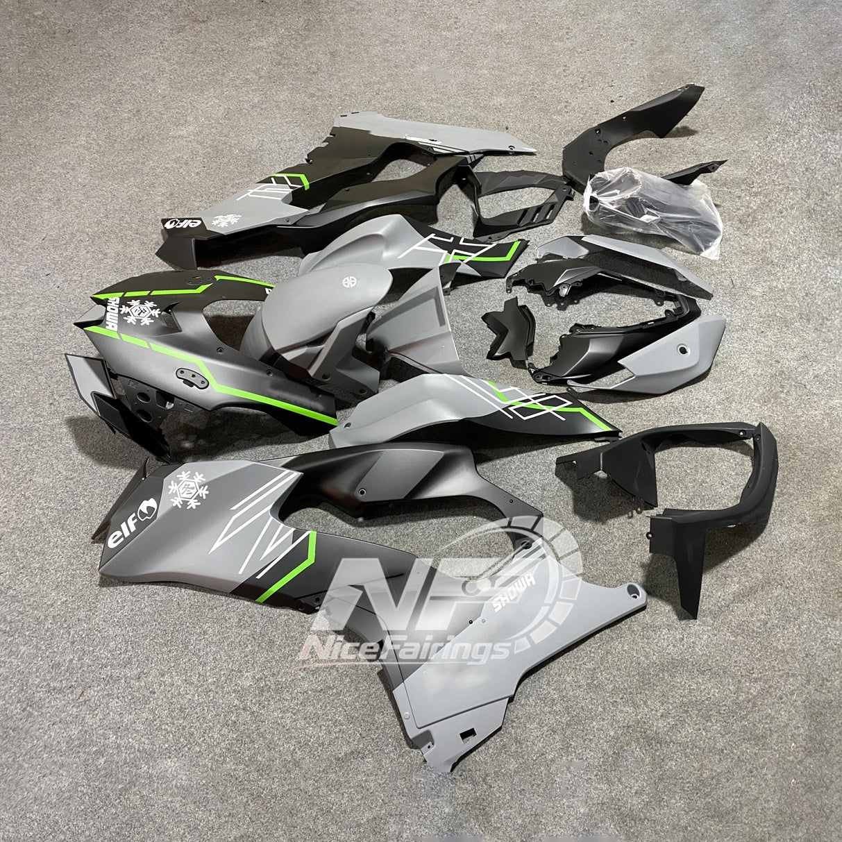 For Kawasaki ZX10R 2021-2026 Design 03 Fairings Kit | NiceFairings - front angle image