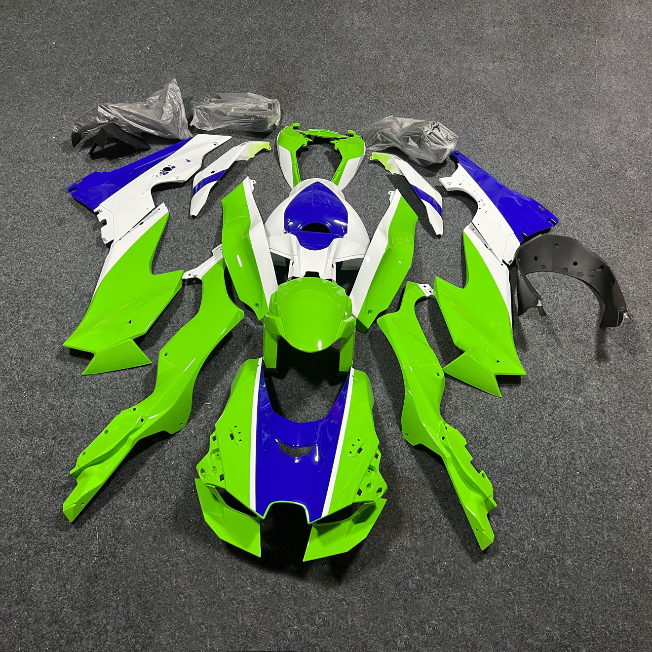 For Kawasaki ZX10R 2021-2026 Models 100% Fit Custom Painted Set Fairings Kit | NiceFairings - paint design NO.5 option image