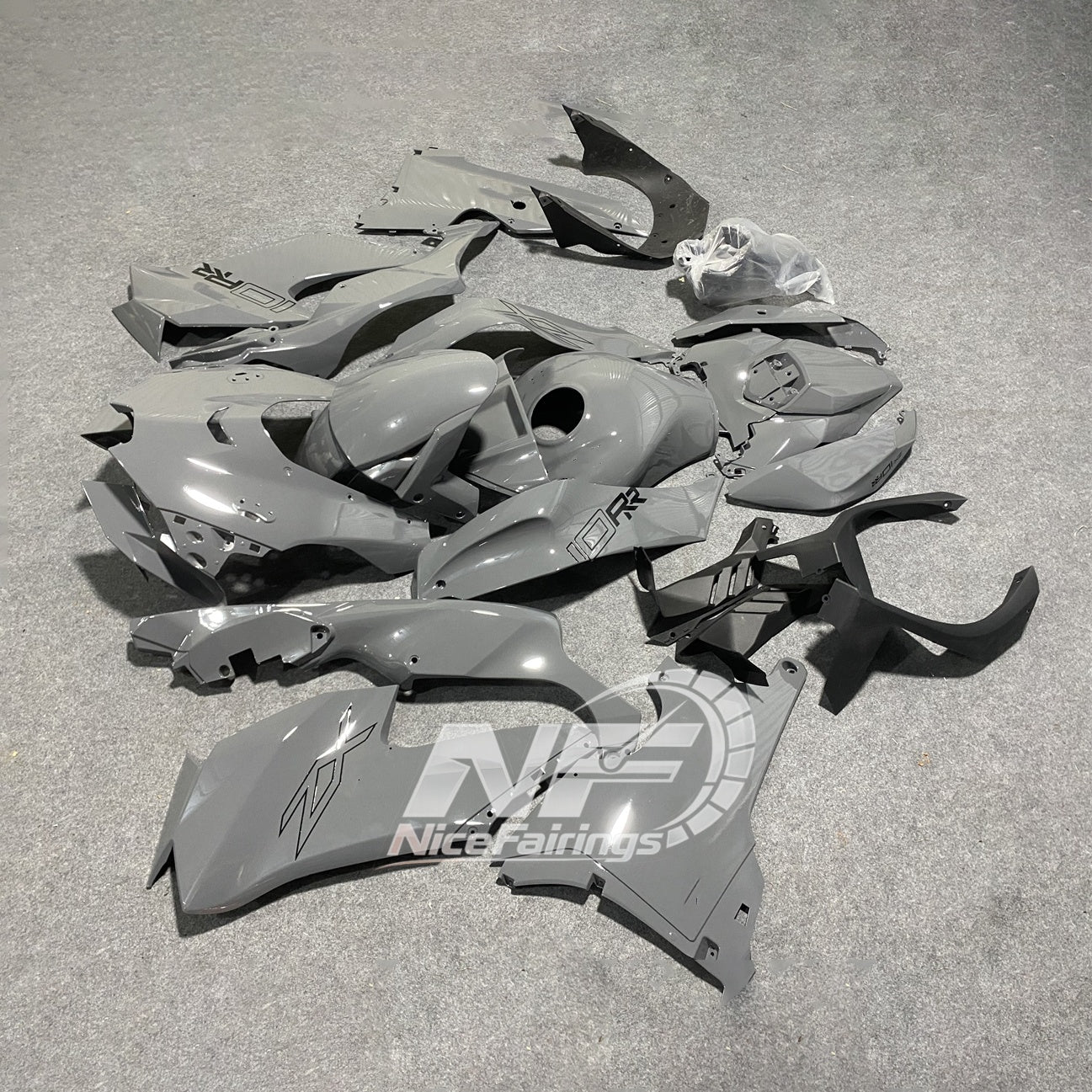 For Kawasaki ZX10R 2021-2026 ZX-10R Body Rebuild Aftermarket Parts Custom Decals Bod Fairings Kit | NiceFairings - front angle image