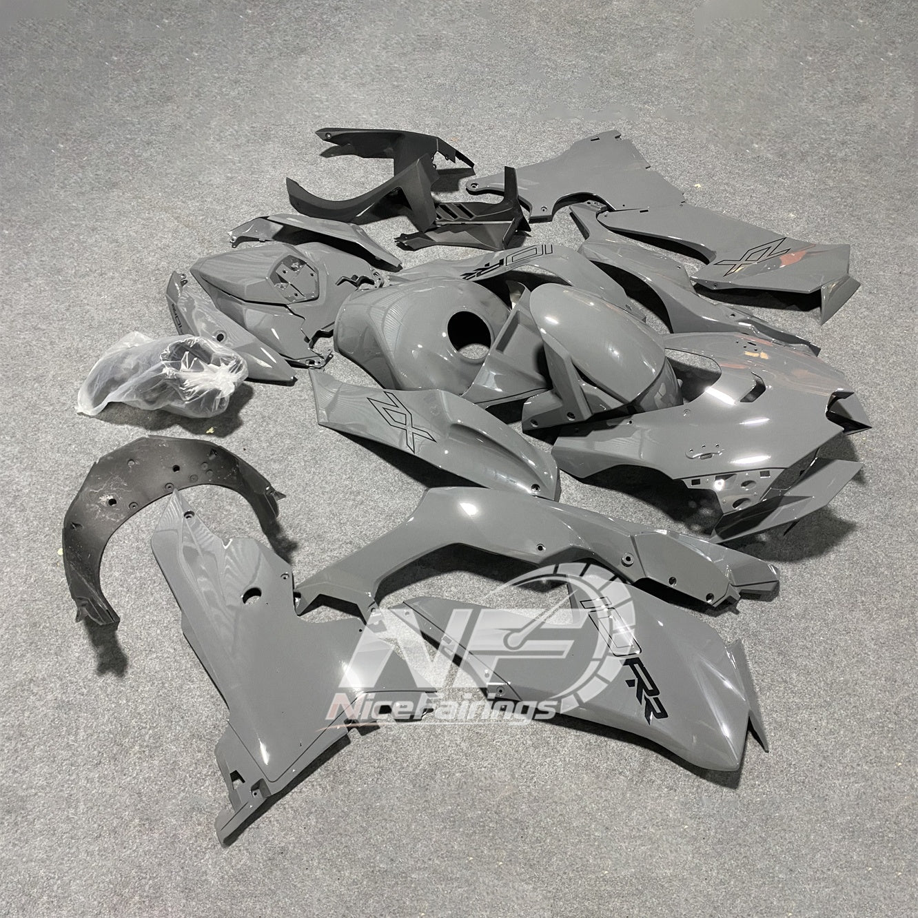 For Kawasaki ZX10R 2021-2026 ZX-10R Body Rebuild Aftermarket Parts Custom Decals Bod Fairings Kit | NiceFairings - side angle image