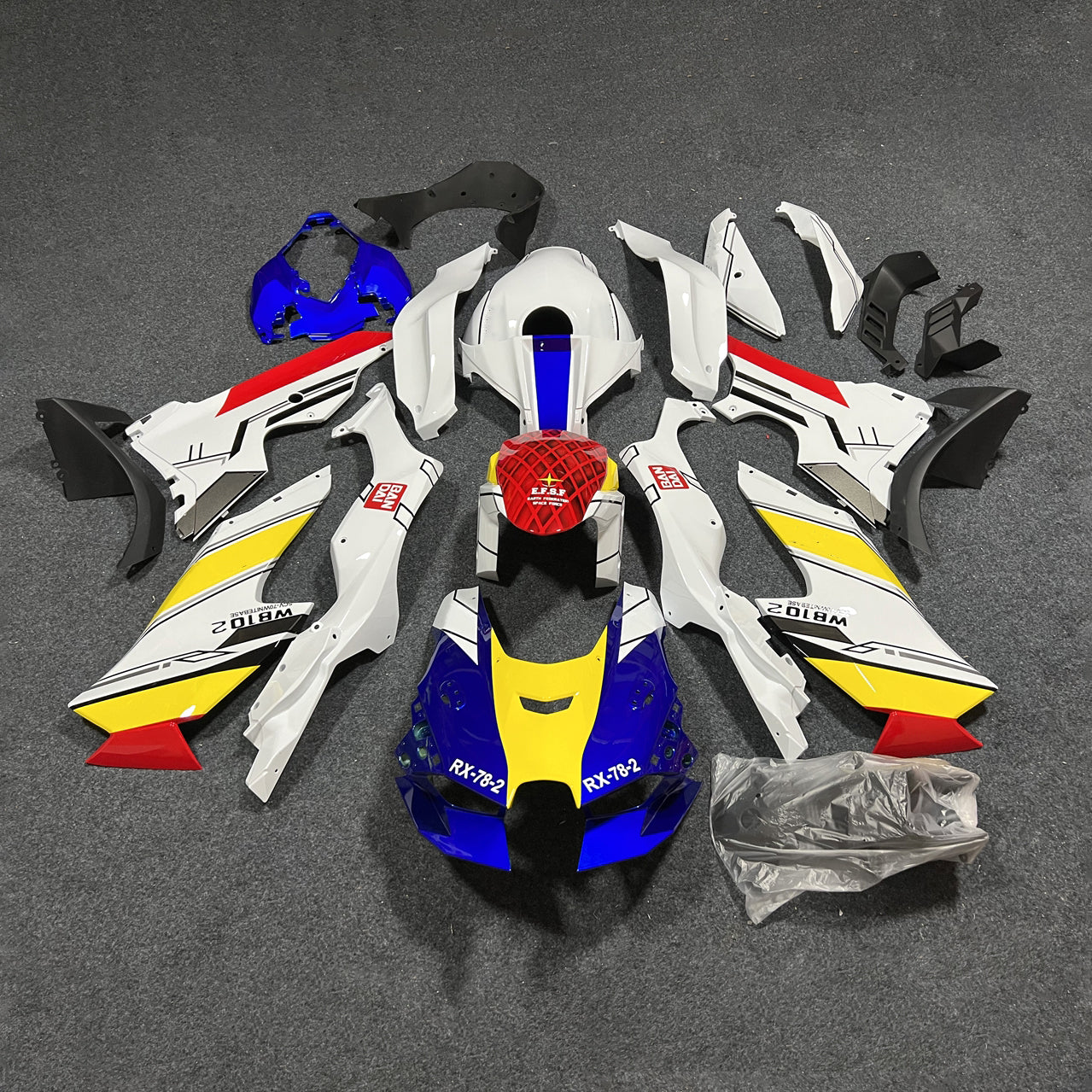 For Kawasaki ZX10R 2021-2026 Ninja 21-26 Bodywork 100% Fit Mold Aftermarket Fairings Kit | NiceFairings - paint design NO.7 option image