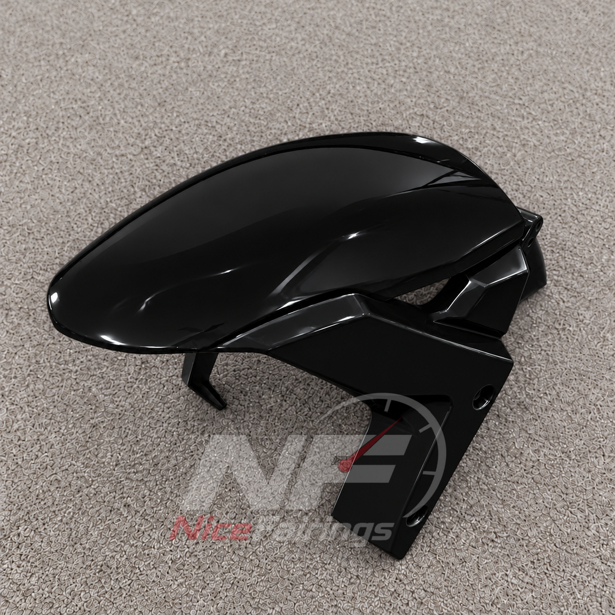 Motorcycle Fairing Kit Fits 2026-2027 KAWASAKI ZX10R - Aftermarket ABS Panels - Lime Green Black | NiceFairings - front angle image