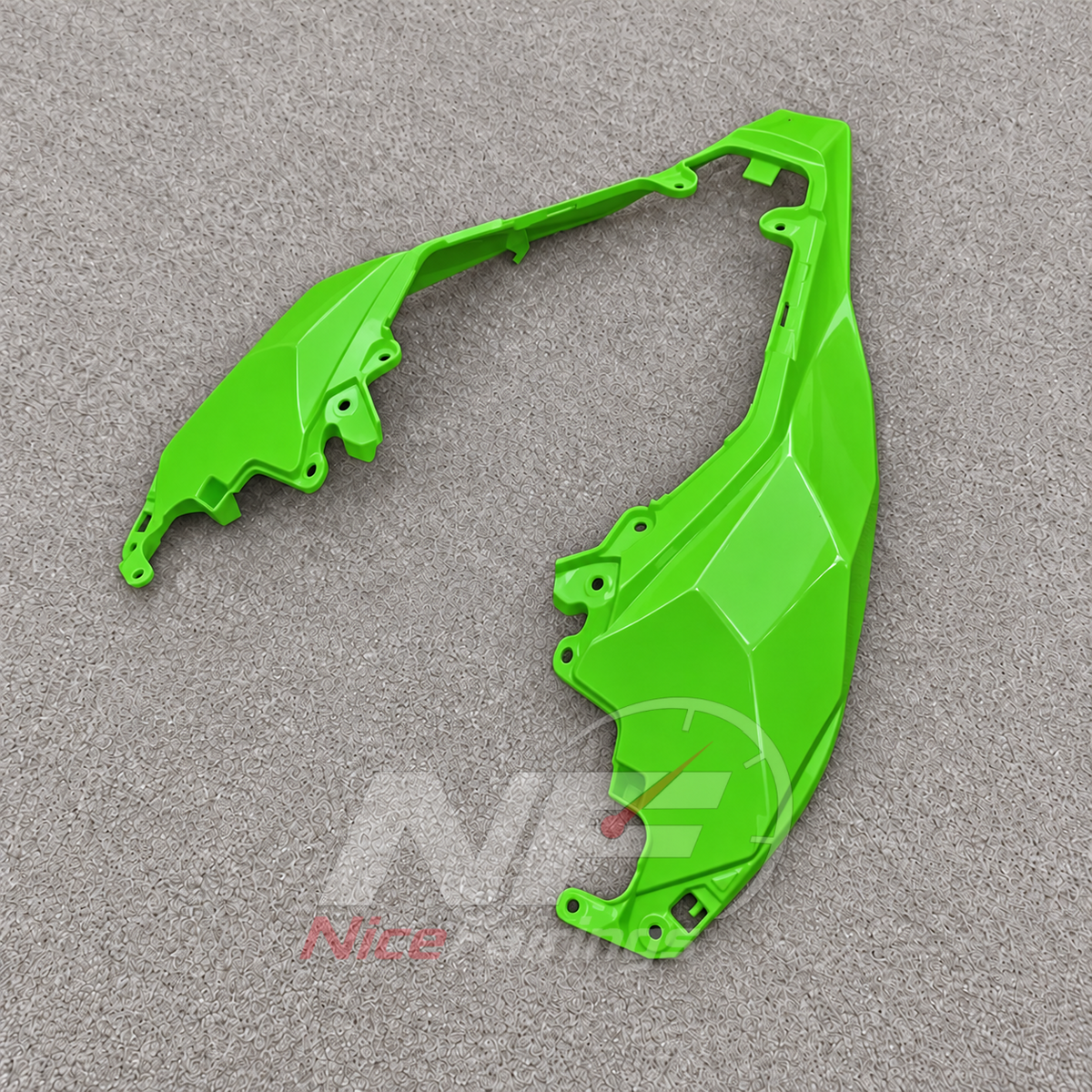 Custom Fairings Fit 2026-2027 KAWASAKI ZX10R - ABS Plastic Fairings - Lime Green | NiceFairings - detail angle image
