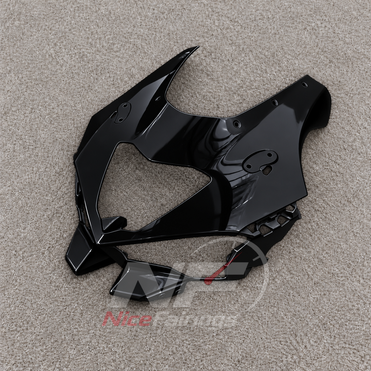 Motorcycle Fairing Kit Fits 2026-2027 KAWASAKI ZX10R - Aftermarket ABS Panels - Lime Green Black | NiceFairings - additional angle image
