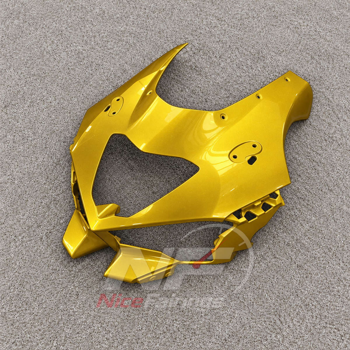 Fairings Kit Fits 2026-2027 KAWASAKI ZX10R - Replacement ABS Plastic - Gold | NiceFairings - rear angle image