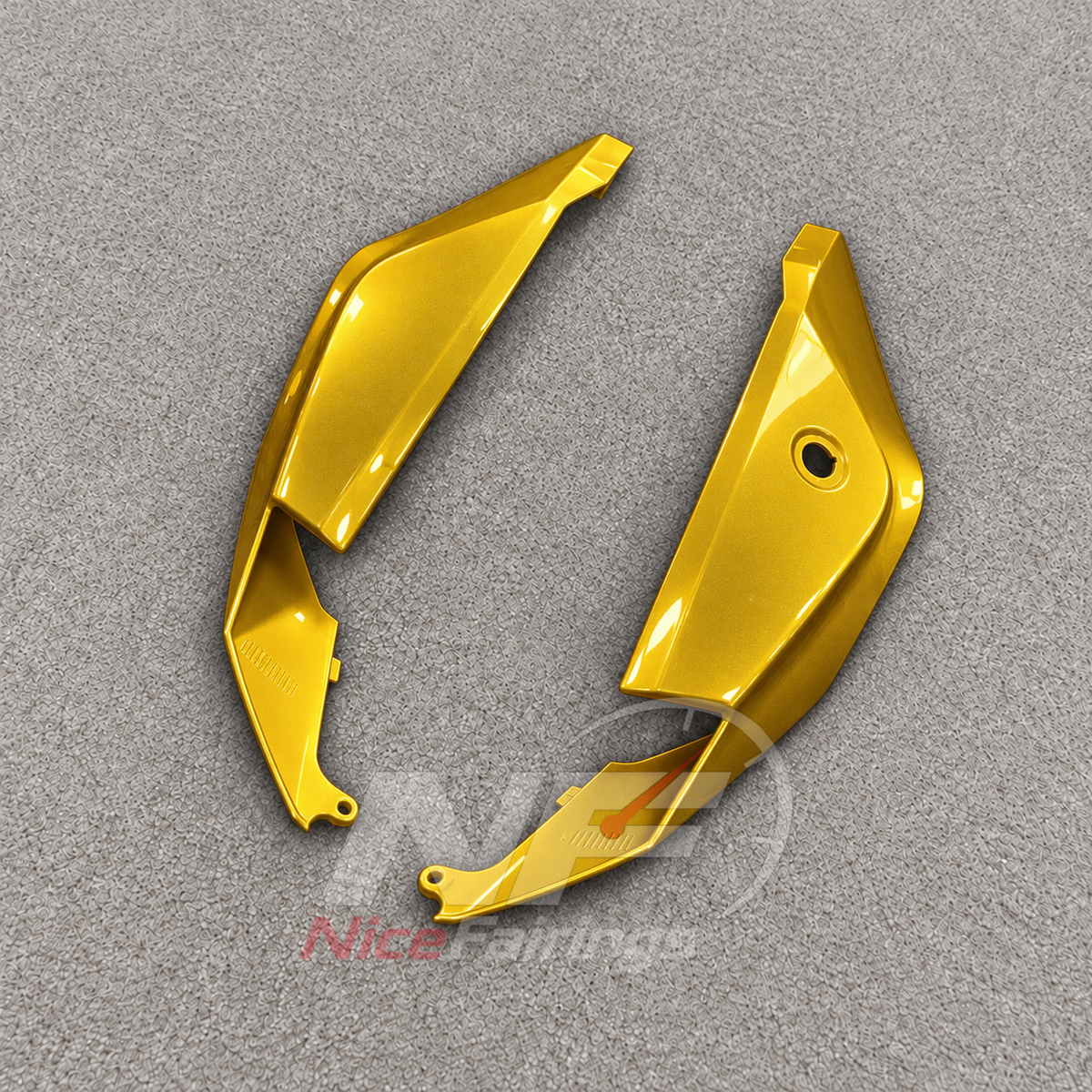 Fairings Kit Fits 2026-2027 KAWASAKI ZX10R - Replacement ABS Plastic - Gold | NiceFairings - detail angle image