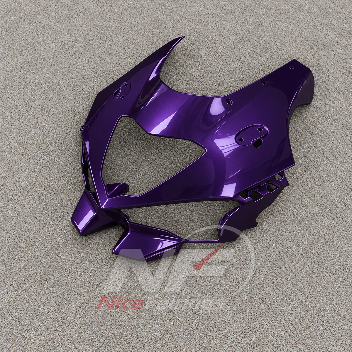 Custom Fairings Fit 2026-2027 KAWASAKI ZX10R - ABS Plastic Fairings - Purple | NiceFairings - front angle image