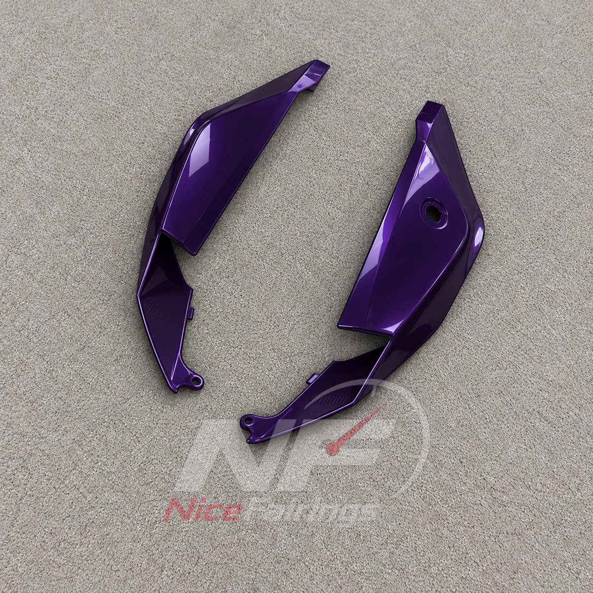Custom Fairings Fit 2026-2027 KAWASAKI ZX10R - ABS Plastic Fairings - Purple | NiceFairings - detail angle image