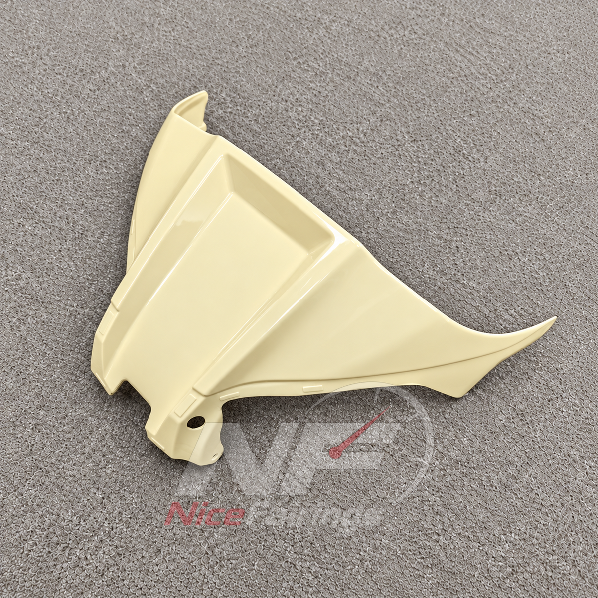 Replacement Fairings Fit 2026-2027 KAWASAKI ZX10R - Custom-Painted ABS Bodywork - Cream | NiceFairings - front angle image