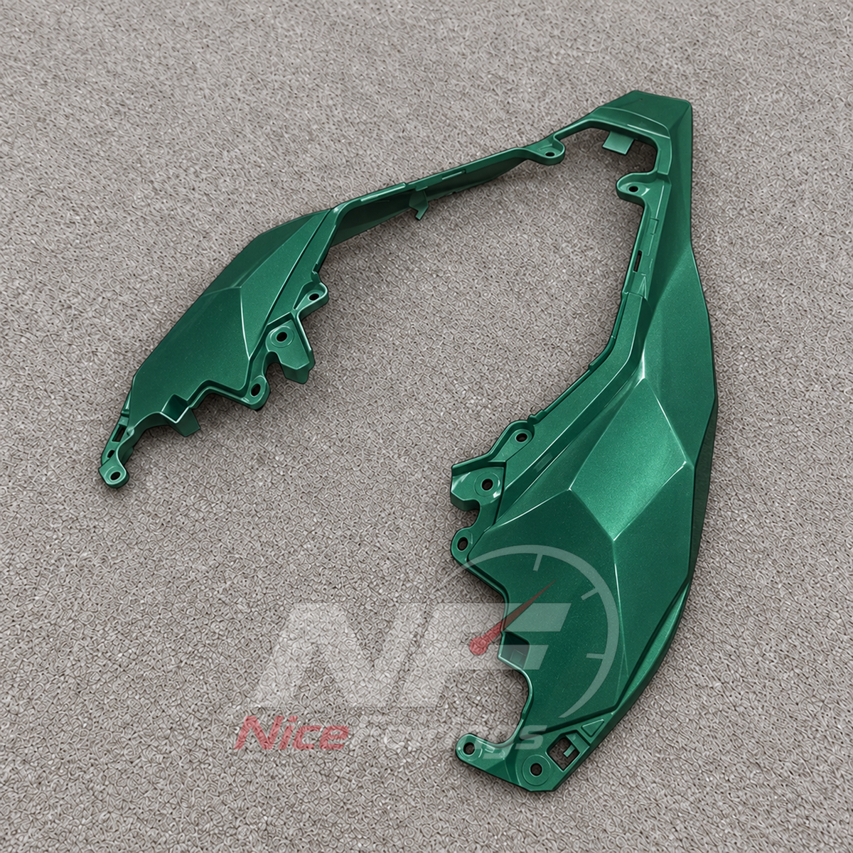 Motorcycle Fairing Kit Fits 2026-2027 KAWASAKI ZX10R - Aftermarket ABS Panels - Emerald Green | NiceFairings - front angle image
