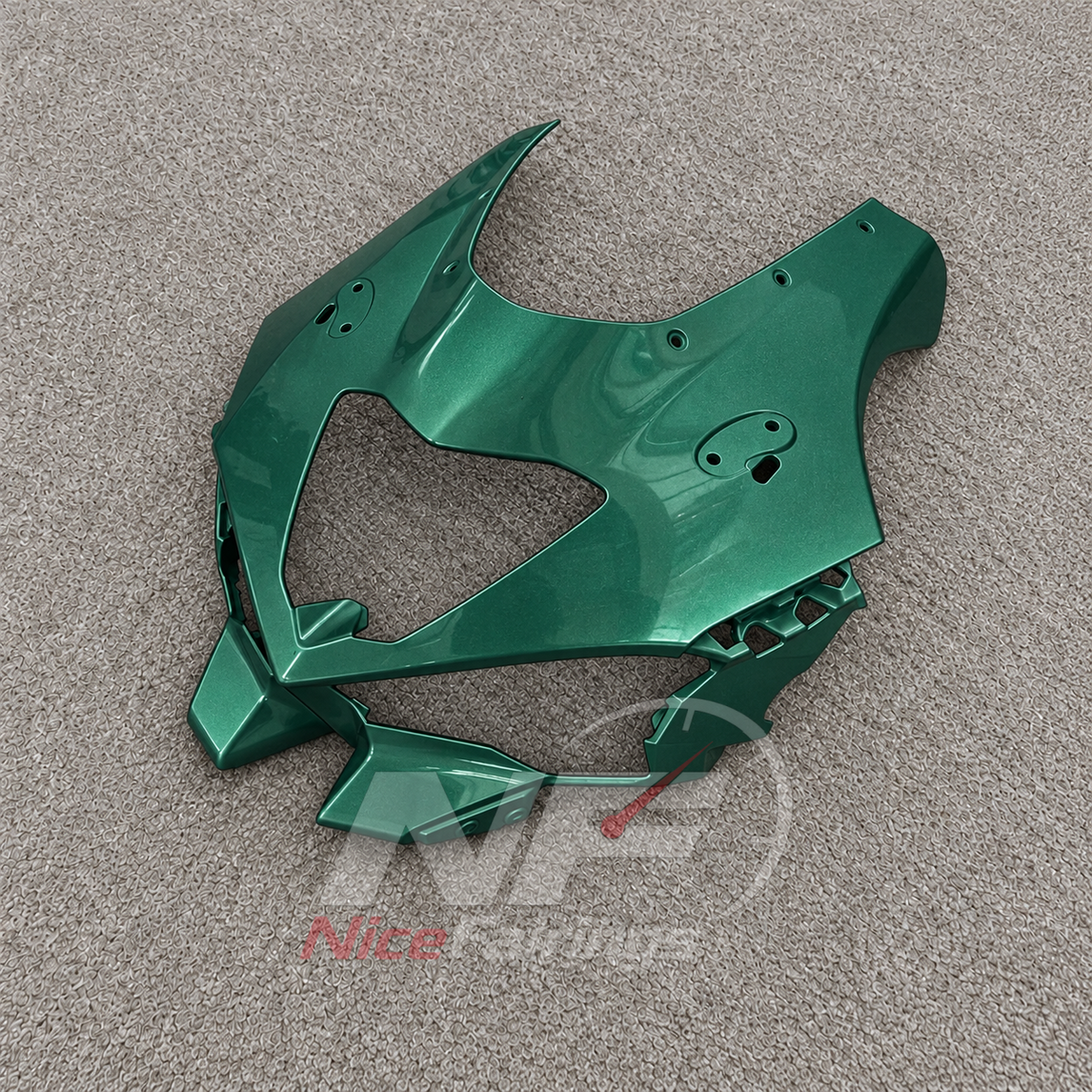 Motorcycle Fairing Kit Fits 2026-2027 KAWASAKI ZX10R - Aftermarket ABS Panels - Emerald Green | NiceFairings - detail angle image