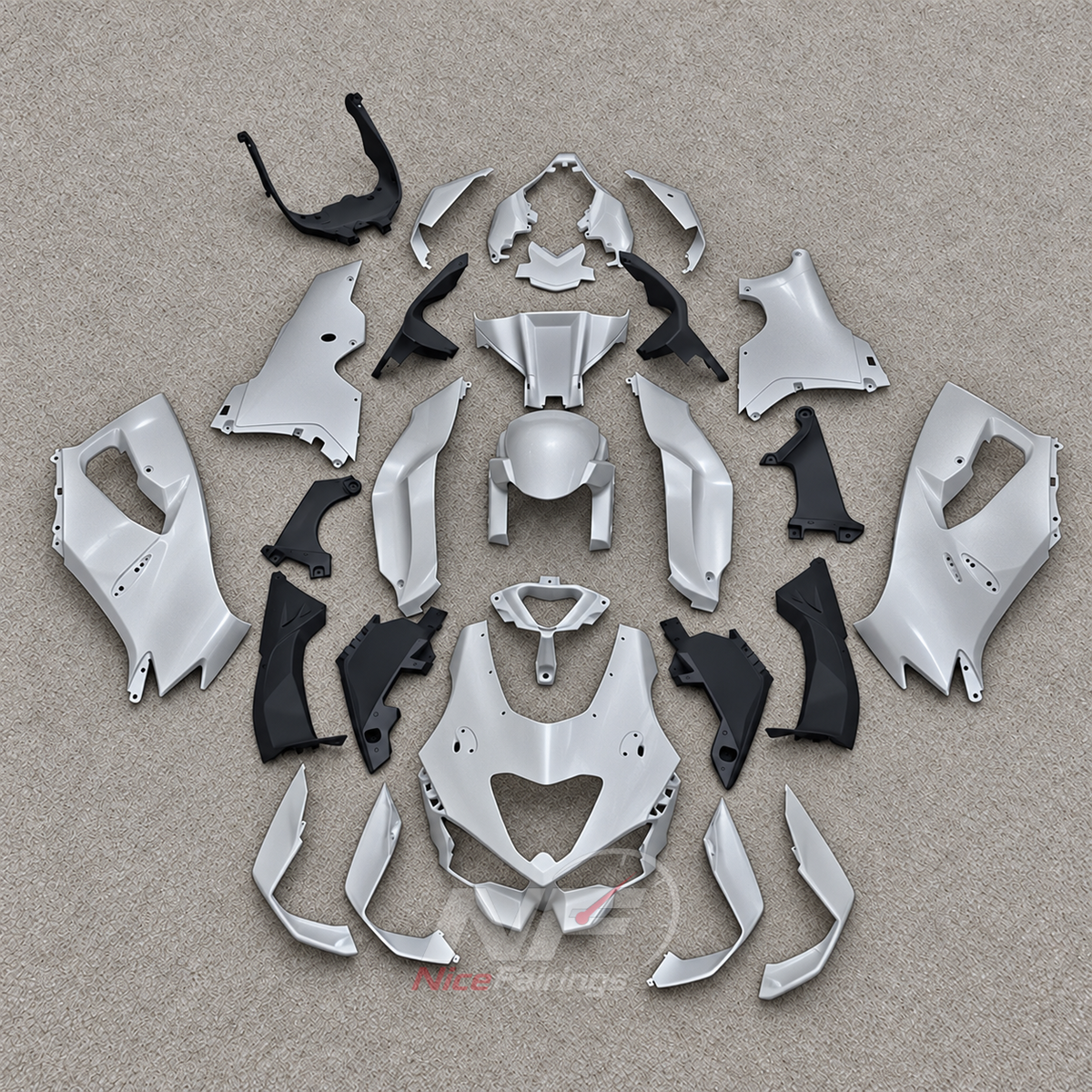 Motorcycle Fairing Kit Fits 2026-2027 KAWASAKI ZX10R - Aftermarket ABS Panels - Emerald Green | NiceFairings - paint design NO.2 option image