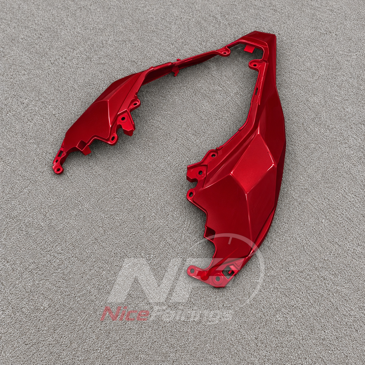 Fairings Kit Fits 2026-2027 KAWASAKI ZX10R - Replacement ABS Plastic - Red | NiceFairings - side angle image